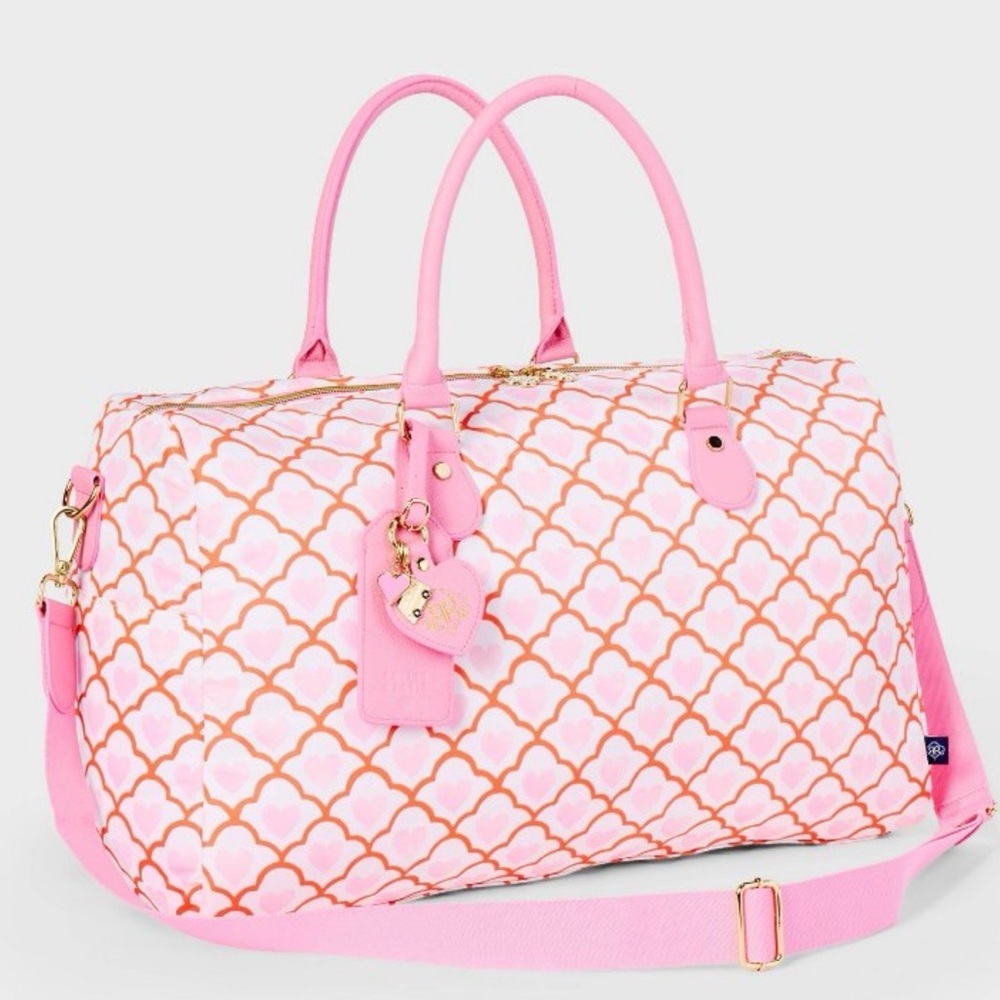 ROLLER RABBIT x Target Pink Patterned Travel Duffel Bag